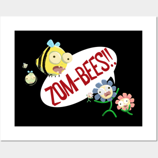 Zombees ! Posters and Art